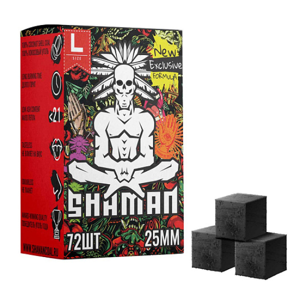 Кокосовый уголь Shaman 25мм в Магадане