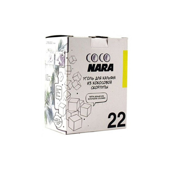 Уголь CocoNara 22мм для кальяна - 24 шт в Магадане