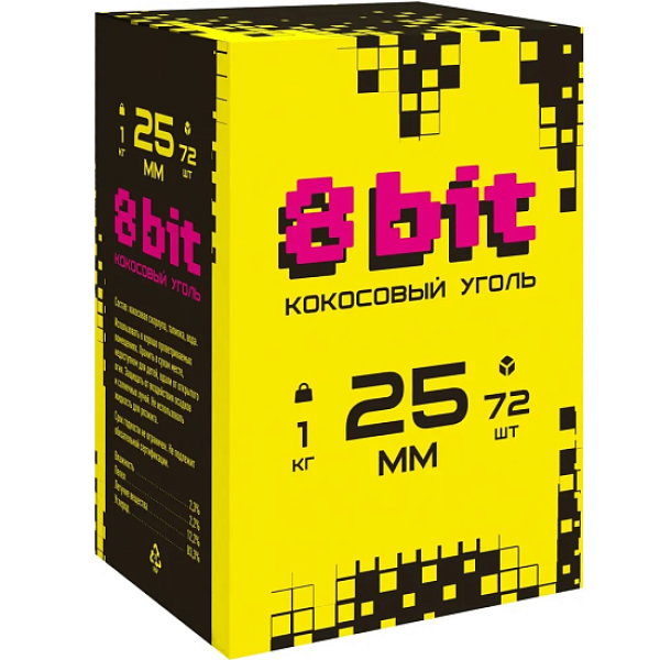 Кокосовый уголь Cocoloco 8bit 25мм в Магадане