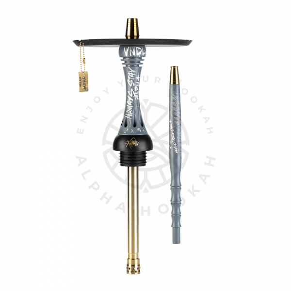 Кальян Alpha Hookah X VNDL Nardo Grey Серый (42 см) в Магадане