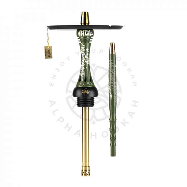 Кальян Alpha Hookah X VNDL Olive Зелёный (42 см) в Магадане