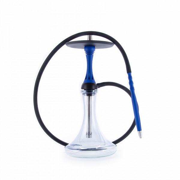 Кальян Alpha Hookah X Blue Matte (Синий, 42 см) в Магадане