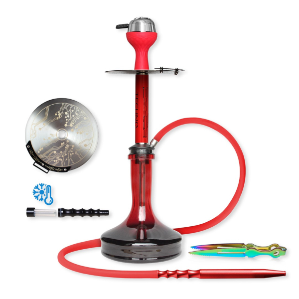 Кальян Seven star TE1 TECHNO Red 60см в Магадане