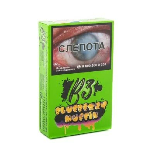 Табак B3 Blueberry Muffin (Черничный Маффин) 50 гр в Магадане