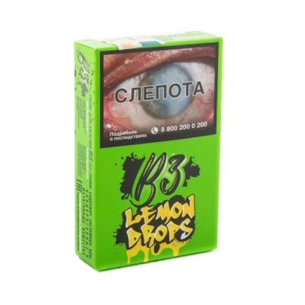 Табак B3 Lemon Drops (Лемонные леденцы) 50 гр в Магадане