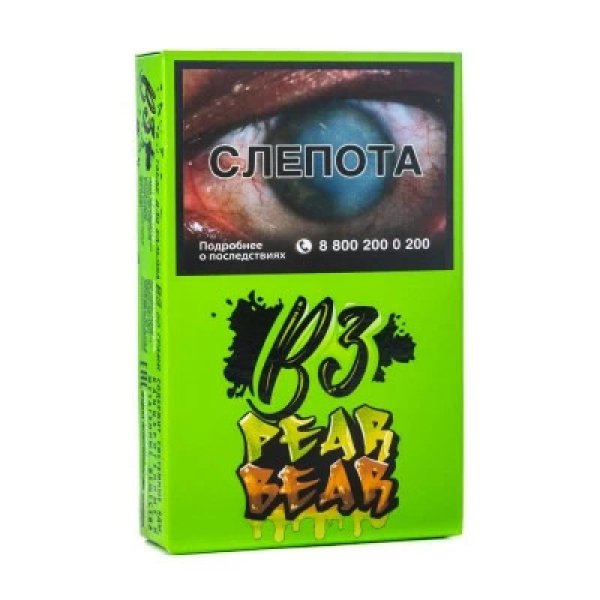 Табак B3 Pear Bear (Груша) 50 гр в Магадане