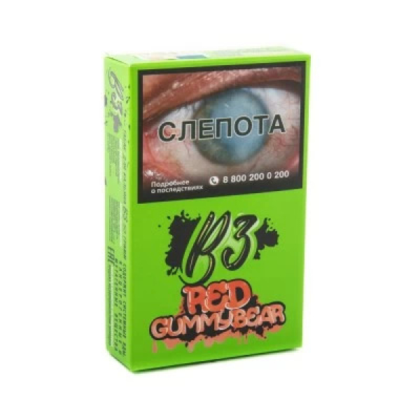 Табак B3 Red Gummy Bear (Красные Мишки Гамми) 50 гр в Магадане