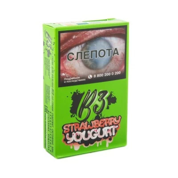 Табак B3 Strawberry Youghurt (Клубничный Йогурт) 50 гр в Магадане