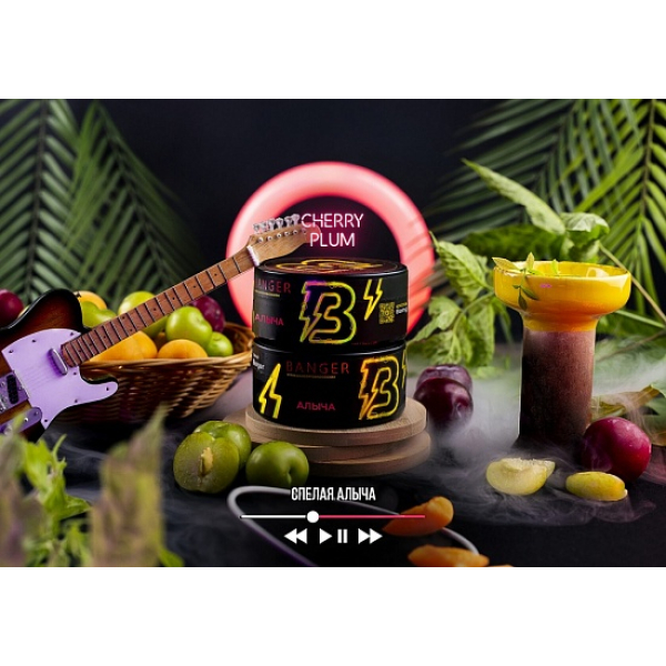 Табак Banger Cherry plum 100 грамм в Магадане