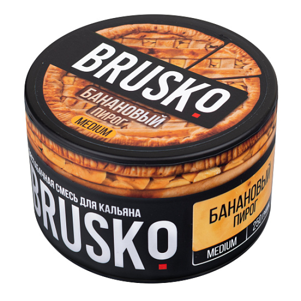 Смесь BRUSKO БАНАНОВЫЙ ПИРОГ (MEDIUM) 250 гр в Магадане