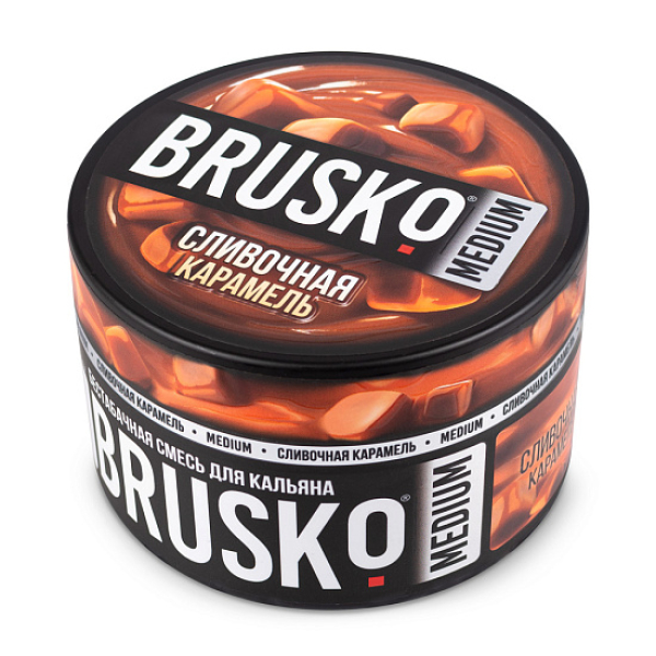 Смесь BRUSKO СЛИВОЧНАЯ КАРАМЕЛЬ (MEDIUM) 250 гр в Магадане