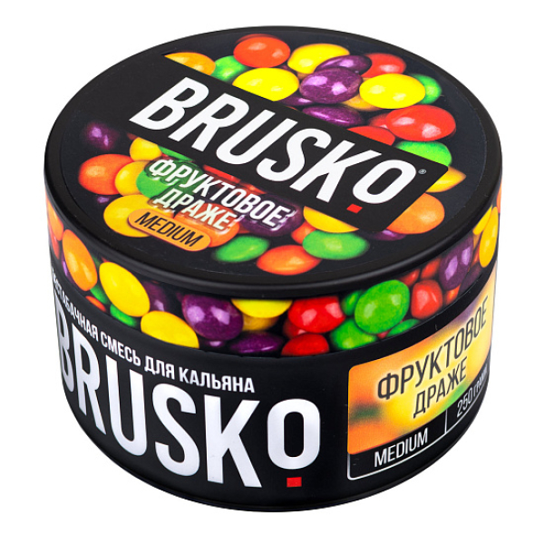 Смесь BRUSKO ФРУКТОВОЕ ДРАЖЕ (MEDIUM) 250 гр в Магадане