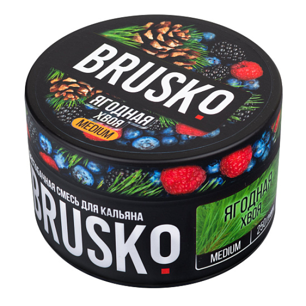 Смесь BRUSKO ЯГОДНАЯ ХВОЯ (MEDIUM) 250 гр в Магадане