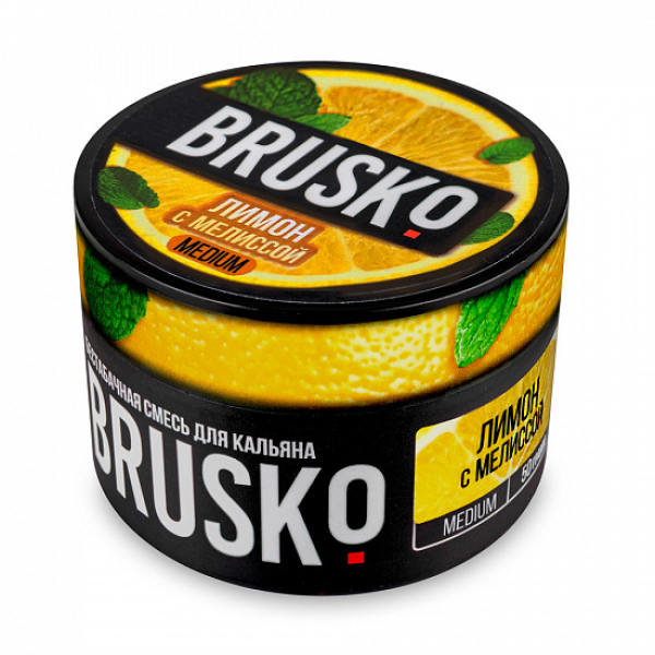 Смесь Brusko Medium Лимон мелисса 50 грамм в Магадане