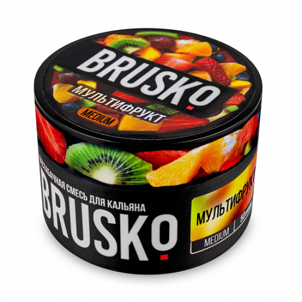 Смесь Brusko Medium Мультифрукт 50 грамм в Магадане