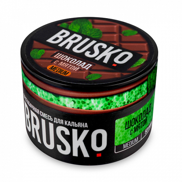 Смесь Brusko Medium Шоколад с мятой 50 грамм в Магадане