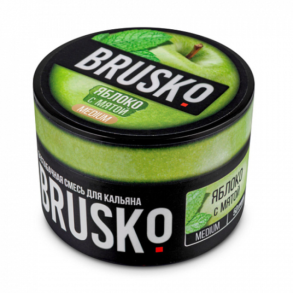 Смесь Brusko Medium Яблоко с мятой 50 грамм в Магадане