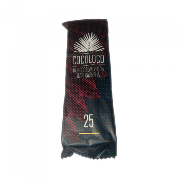 Кокосовый уголь Cocoloco 25мм - 12 шт. в Магадане