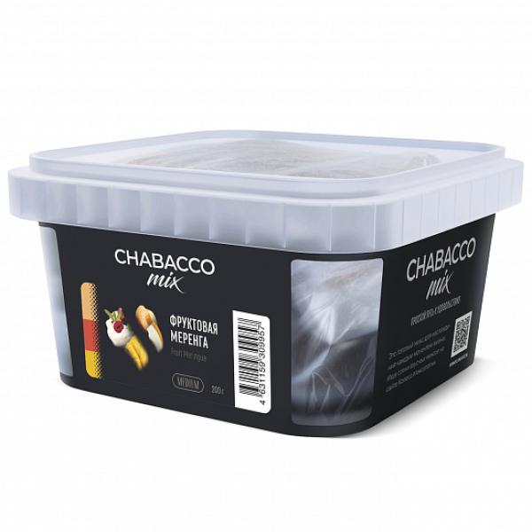 Смесь Chabacco mix Fruit Meringue (Фруктовая Меренга) 200 гр в Магадане