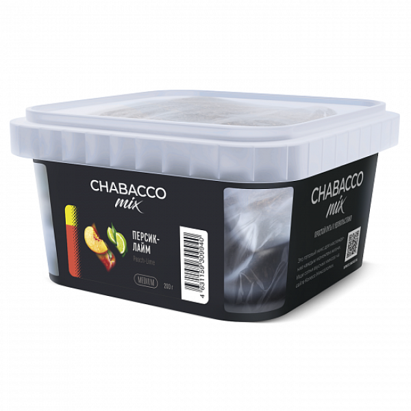 Смесь Chabacco mix Peach Lime (Персик Лайм) 200 гр в Магадане