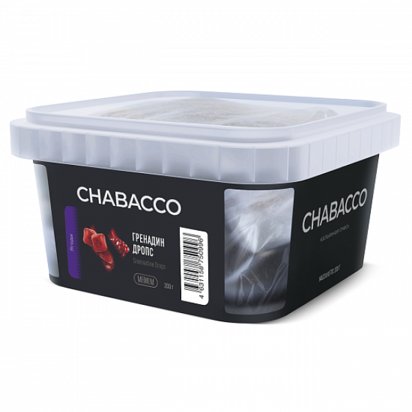 Смесь Chabacco Medium Grenadine Drops (Гренадин Дропс) 200 гр в Магадане