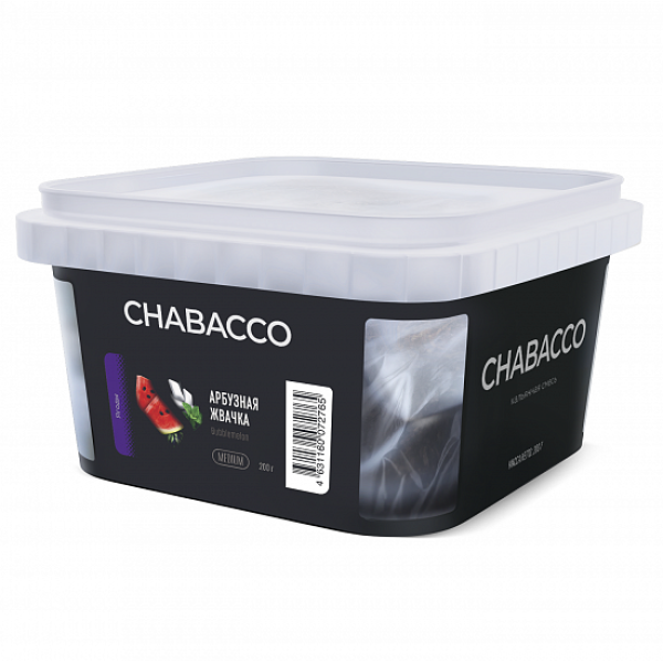 Смесь Chabacco Medium Watermelon Gum (Арбузная Жвачка) 200 гр в Магадане