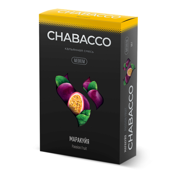 Смесь Chabacco Medium PASSION FRUIT (МАРАКУЙЯ) 50 гр в Магадане