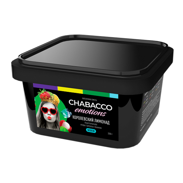 Смесь Chabacco Medium Emotions Royal lemonade (Королевский лимонад) 200 гр в Магадане