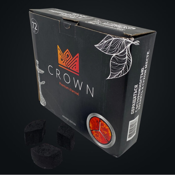Уголь Crown KALOUD edition для кальяна (72 шт.) в Магадане