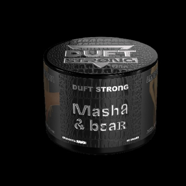 Табак Duft Strong Masha&Bear (Земляника) 40 гр в Магадане