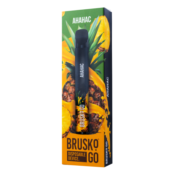 Одноразовая электронная сигарета Brusko Go Ананас 800 затяжек в Магадане