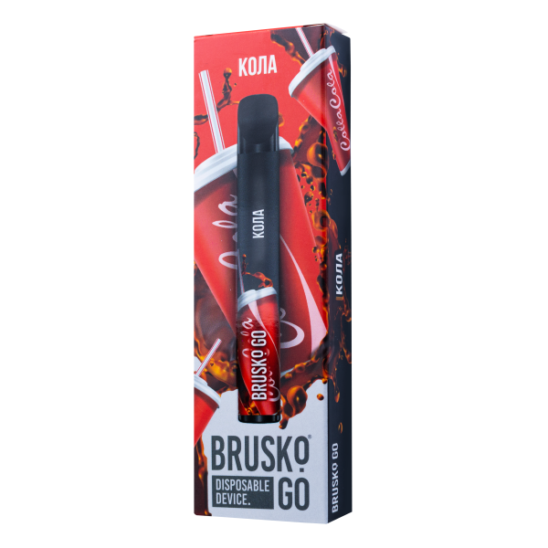 Одноразовая электронная сигарета Brusko Go Кола 800 затяжек в Магадане