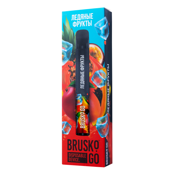 Одноразовая электронная сигарета Brusko Go Ледяные Фрукты 800 затяжек в Магадане