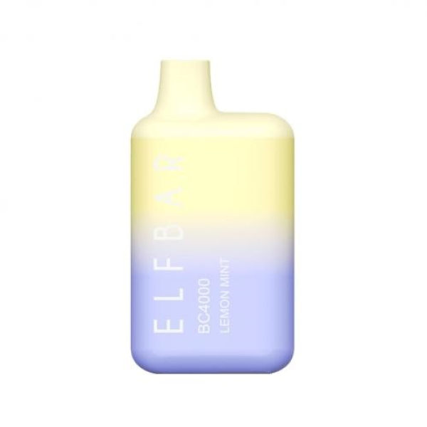 Elf Bar BC4000 Lemon Mint (Лимон с мятой), 4000 тяг в Магадане