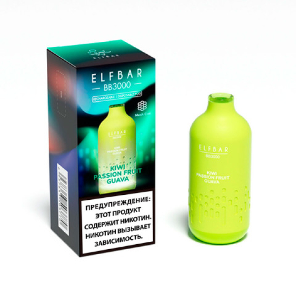 Elfbar BB3000 Киви маракуйя гуава, 3000 тяг в Магадане