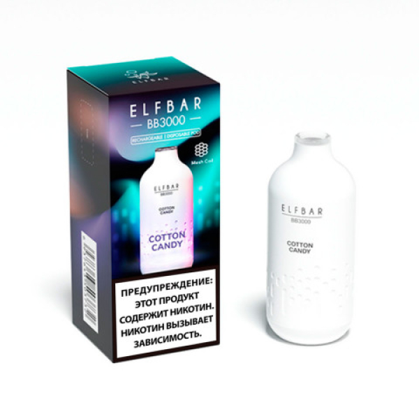 Elfbar BB3000 Сахарная вата, 3000 тяг в Магадане