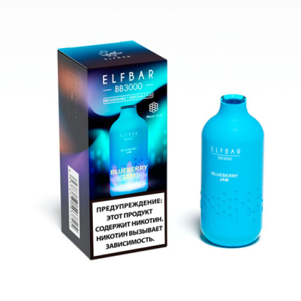 Elfbar BB3000 Черничный джем, 3000 тяг в Магадане