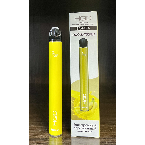 HQD melo banana (банан) 1000 затяжек в Магадане