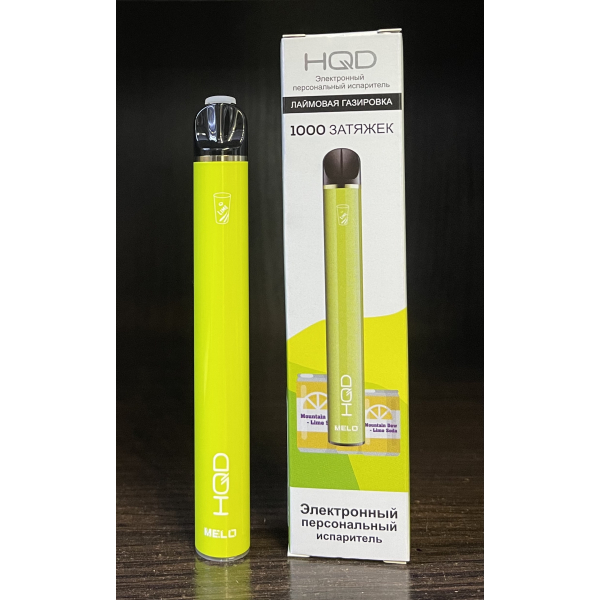 HQD melo laim soda (лаймовая газировка) 1000 затяжек в Магадане