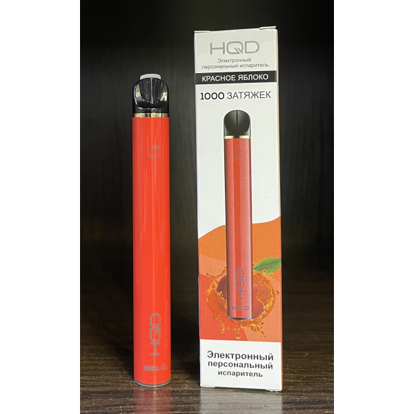 HQD melo red apple (красное яблоко) 1000 затяжек в Магадане
