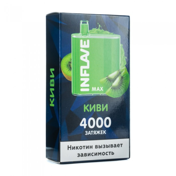 INFLAVE MAX Киви, 4000 тяг в Магадане