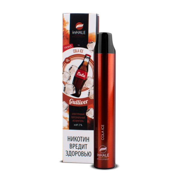 inHale Guliver Hard Cola Ice (Кола Со Льдом) 1500 затяжек в Магадане