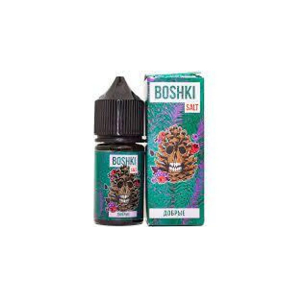 Жидкость BOSHKI Salt Добрые (Мороженное хвоя ягоды) (30 мл, 20 мг/мл) в Магадане