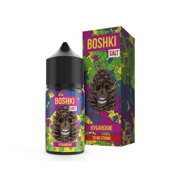 Жидкость BOSHKI Salt Кубанские (Виноград черника хвоя) (30 мл, 20 мг/мл) в Магадане