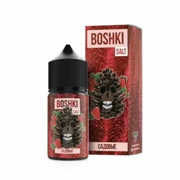 Жидкость BOSHKI Salt Садовые (клубника хвоя) (30 мл, 20 мг/мл) в Магадане