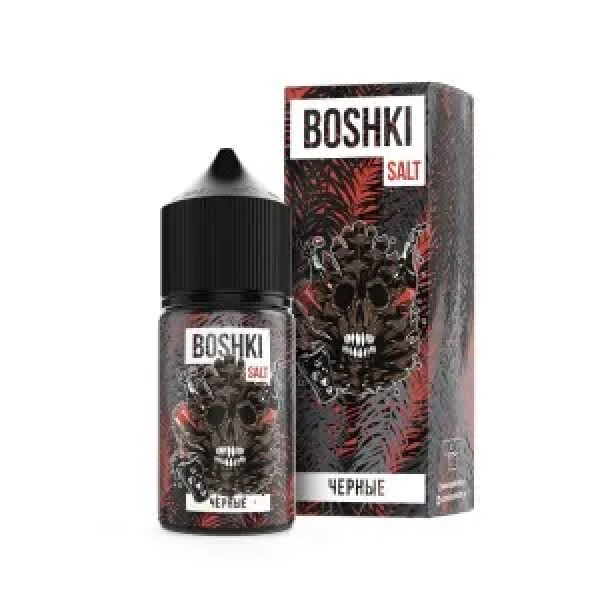 Жидкость BOSHKI Salt Черные (кола хвоя) (30 мл, 20 мг/мл) в Магадане