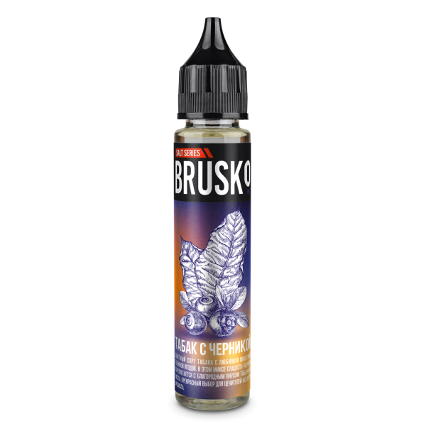 Жидкость Brusko Salt Табак С Черникой 30 мл в Магадане