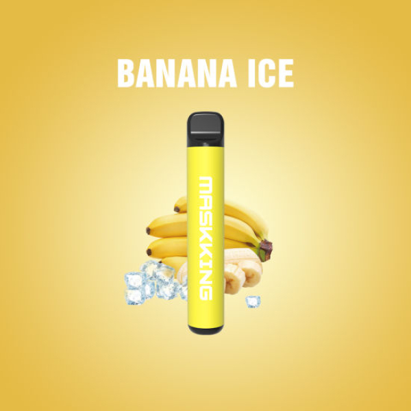 Одноразовая электронная сигарета Maskking High Pro Banana Ice (Ледяной Банан) 1000 затяжек в Магадане