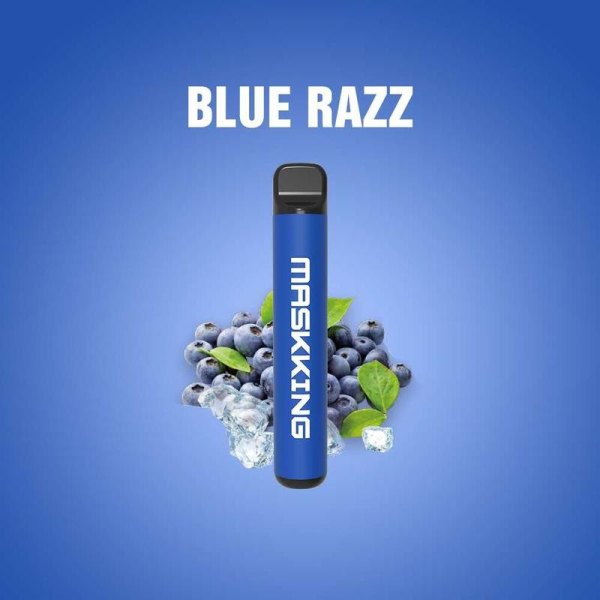 Одноразовая электронная сигарета Maskking High Pro Blue Razz (Черничный Рай) 1000 затяжек в Магадане
