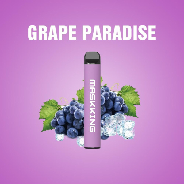 Одноразовая электронная сигарета Maskking High Pro Grape Paradise (Виноградный Рай) 1000 затяжек в Магадане